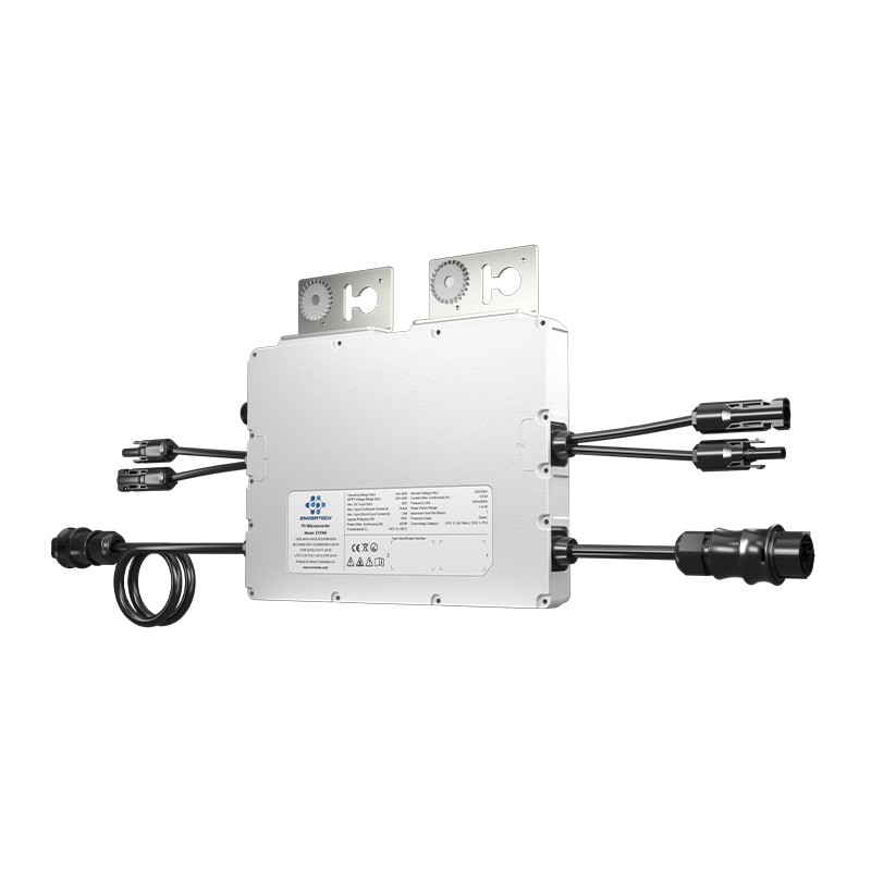 Envertech Microwechselrichter EVT800 Modulwechselrichter für 2 PV Modul incl. WiFi