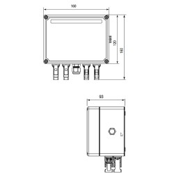 DC-Stringbox - Eltropa EPVA T2-1MPP-2MC4 mit 1100V/mess, Verschraubung