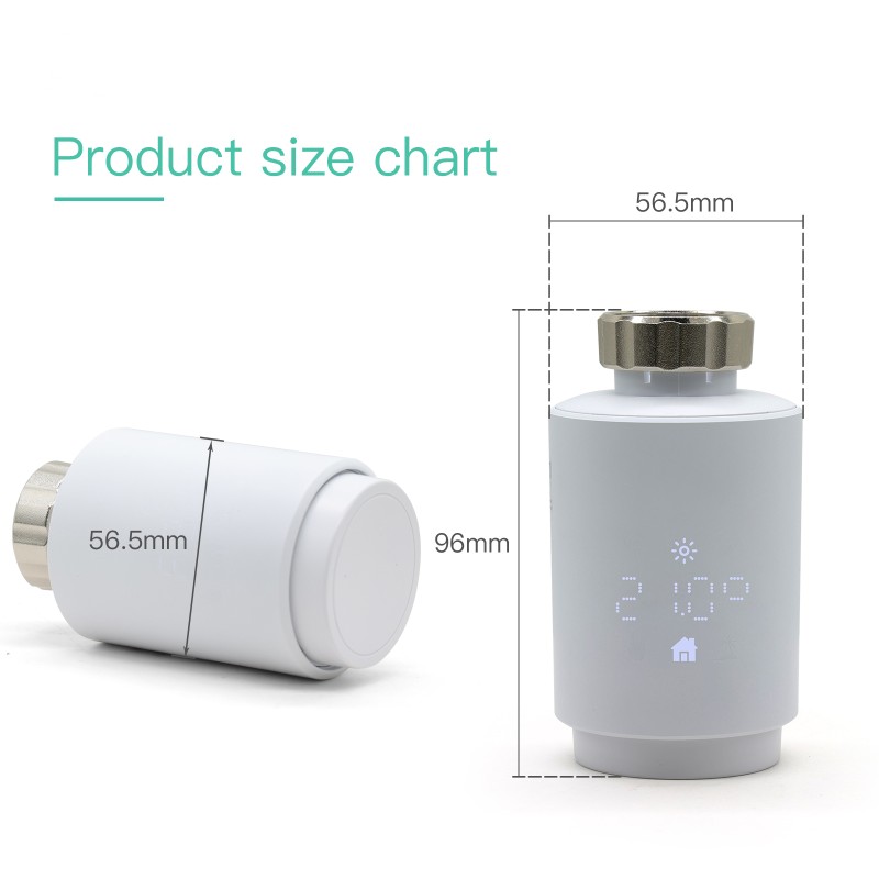 TUYA Zigbee Smart Heizkörperthermostat Digital Heizungsthermostat Set mit Gateway