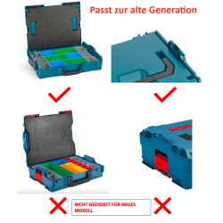 Deckeleinlage für Sortimo L-Boxx 102/136/238