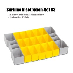 Sortimo Systemkoffer L-Boxx 102 anthrazit/Bosch kompatibel mit InsetBoxen B3 und Deckeleinlage