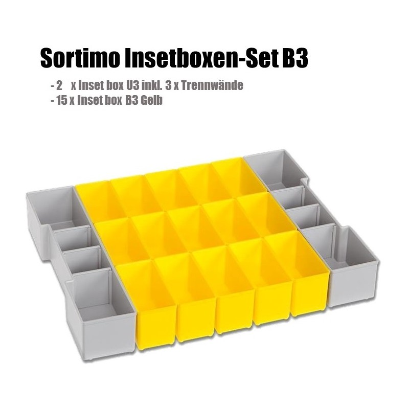 Sortimo Systemkoffer L-Boxx 102 anthrazit/Bosch kompatibel mit InsetBoxen B3 und Deckeleinlage