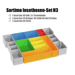 Sortimo Systemkoffer L-Boxx 102 anthrazit/Bosch kompatibel mit InsetBoxen H3 und Deckeleinlage