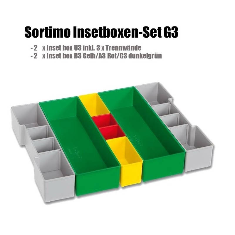 Insetboxen-Set G3 für L-Boxx 102/W-Boxx 102