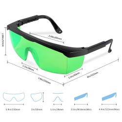 Firecore F93T-XG 3D Li-ion Akku Kreuzlinienlaser im Tasche mit Empfänger FD20, Ministativ und Laser Brille